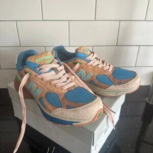 Joe Freshgoods x New Balance 990v3 Made in USA Apricot Blue US 9.5 Sneakers